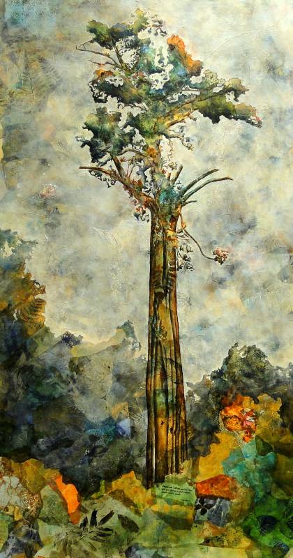 The Sentinel - painting by Linda Moskalyk